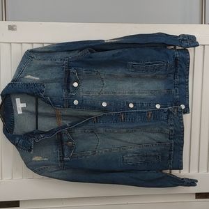 Distressed Denim Jacket
